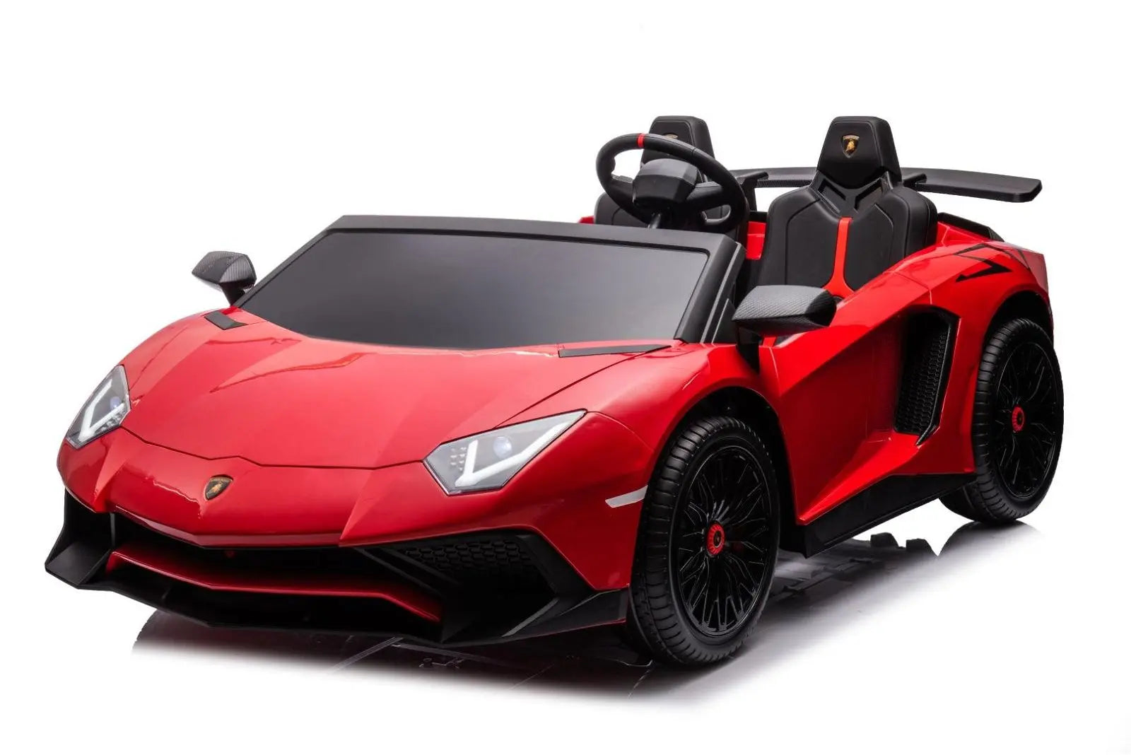 24V Lamborghini Aventador 2 Seater Ride On Car for Kids: Advanced Brushless Motor & Differential for High-Octane Fun – full view | Freddo Toys Canada