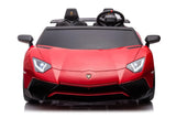 24V Lamborghini Aventador 2 Seater Ride On Car for Kids: Advanced Brushless Motor & Differential for High-Octane Fun – front view (2) | Freddo Toys Canada