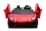 24V Lamborghini Aventador 2 Seater Ride On Car for Kids: Advanced Brushless Motor & Differential for High-Octane Fun – rear view (2) | Freddo Toys Canada