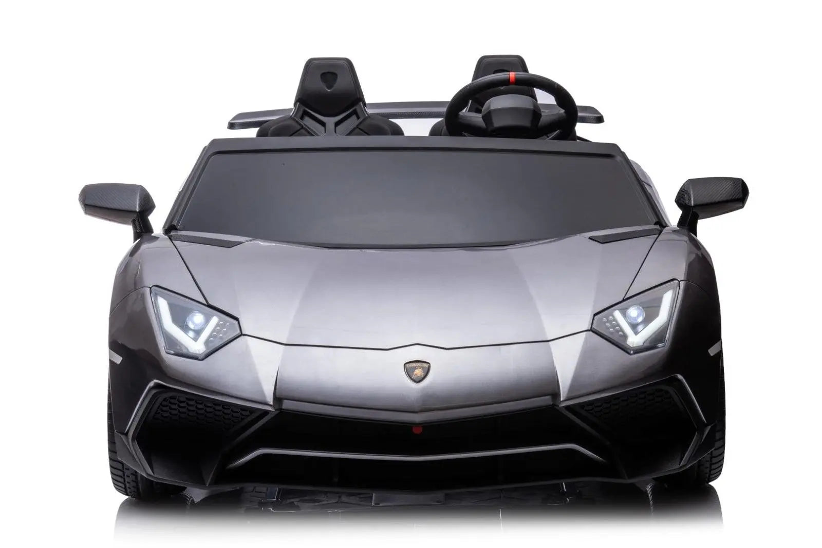 24V Lamborghini Aventador 2 Seater Ride On Car for Kids: Advanced Brushless Motor & Differential for High-Octane Fun – wheels and suspension detail (2) | Freddo Toys Canada