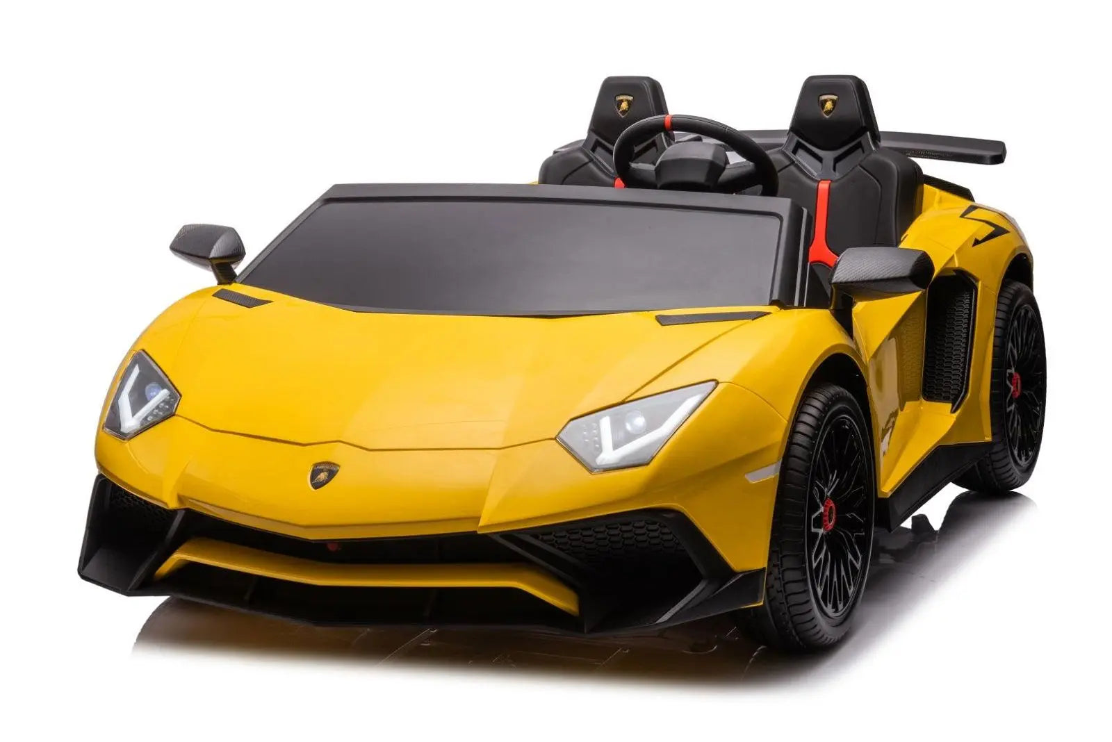 24V Lamborghini Aventador 2 Seater Ride On Car for Kids: Advanced Brushless Motor & Differential for High-Octane Fun | Freddo Toys Canada