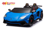 24V Lamborghini Aventador 2 Seater Ride On Car for Kids: Advanced Brushless Motor & Differential for High-Octane Fun | Freddo Toys Canada