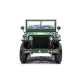 24V Military Willy Truck 3 Seater Electric Ride on – front three-quarter view | Freddo Toys Canada