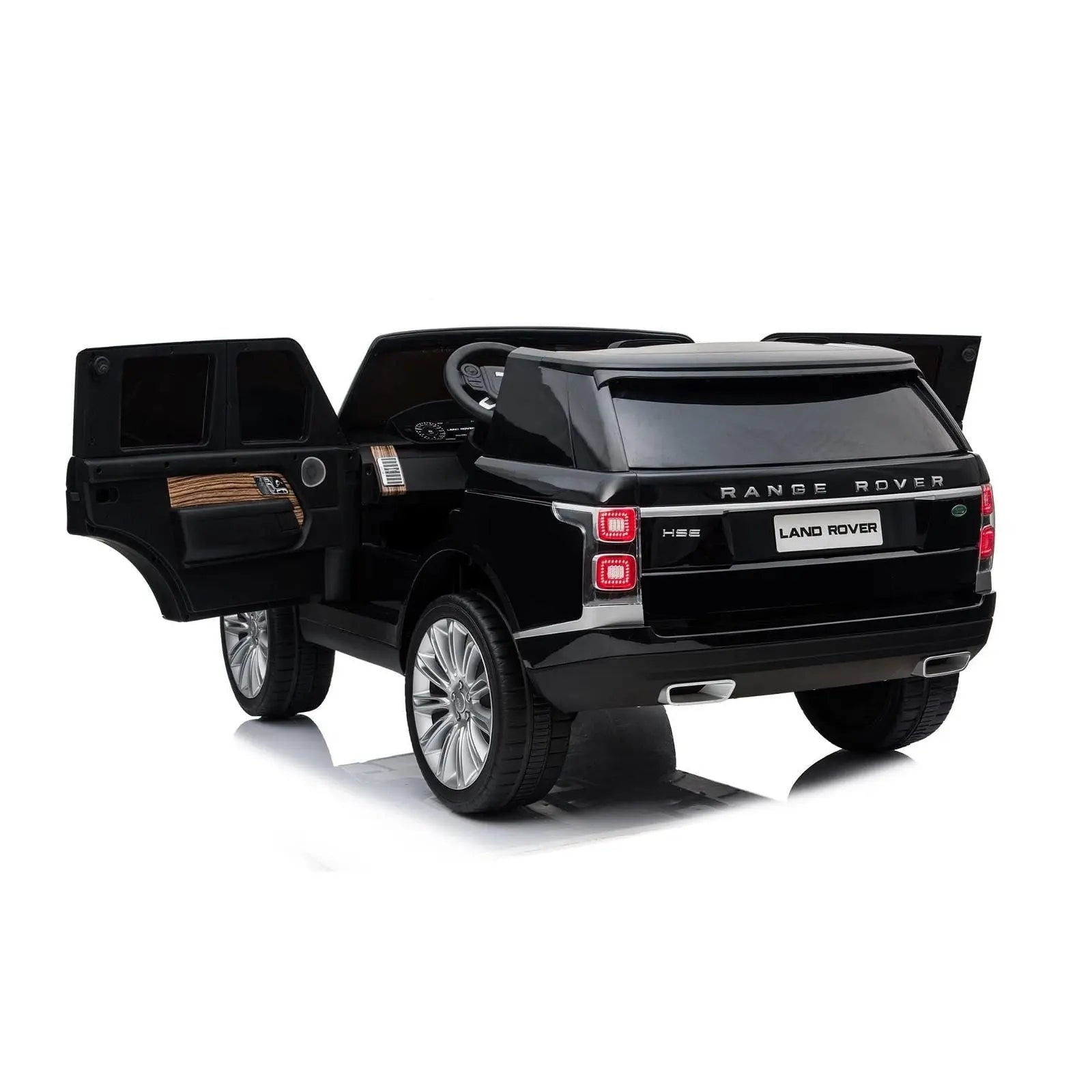 24V Range Rover HSE 2 Seater Ride on – wheels and suspension detail (2) | Freddo Toys Canada
