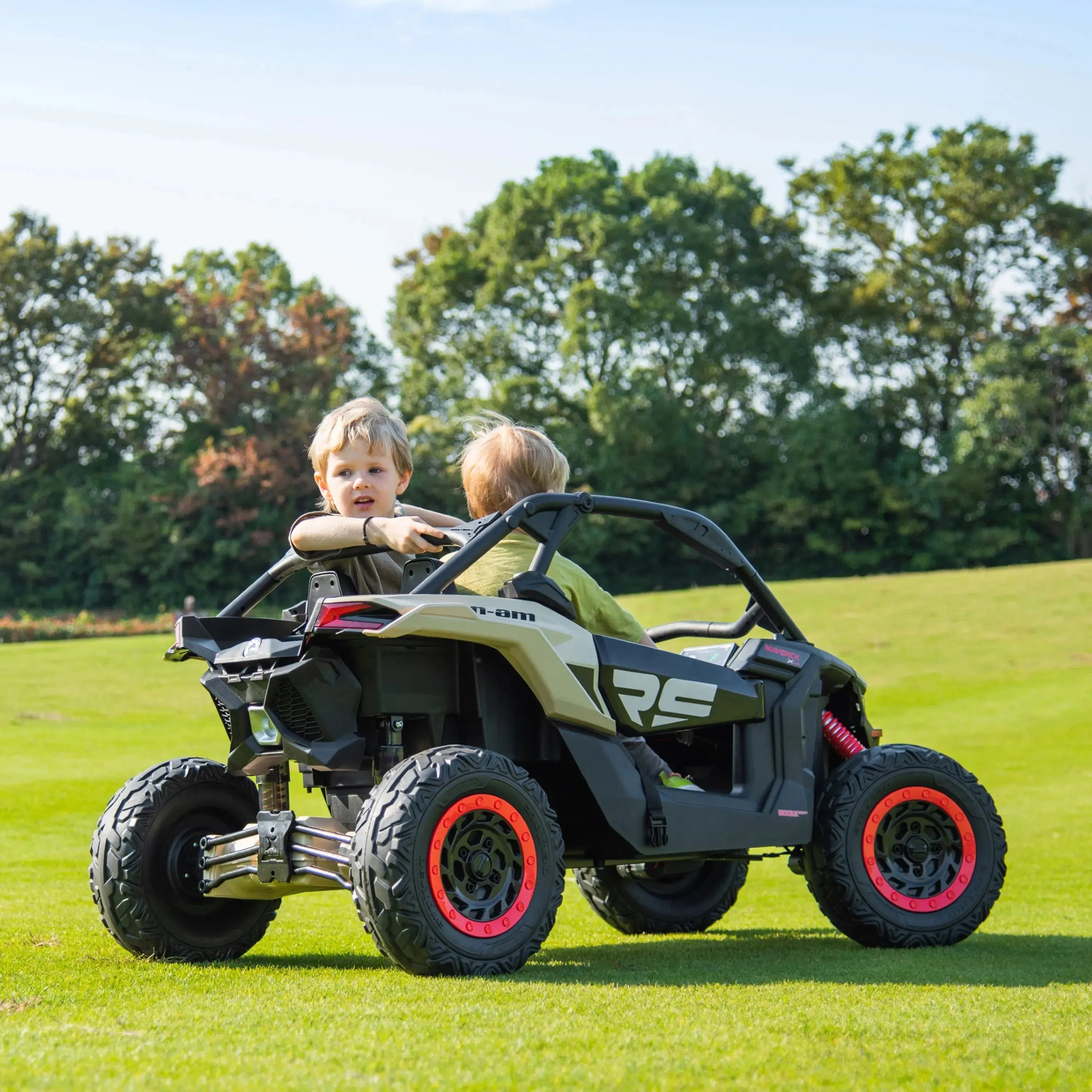 2x24V 4x4 Can Am Maverick 2 Seater Ride on UTV for Kids  Freddo Toys