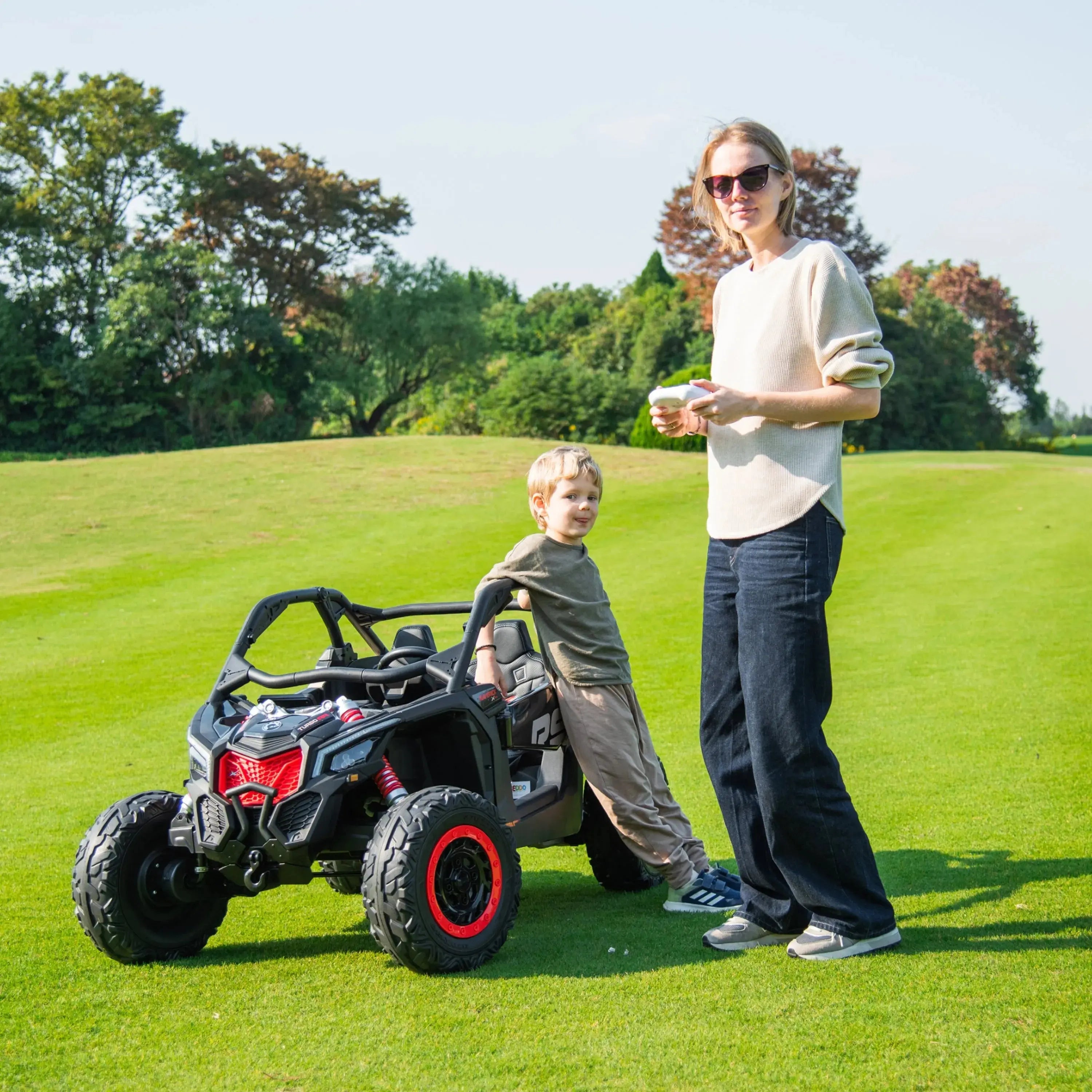 2x24V 4x4 Can Am Maverick 2 Seater Ride on UTV for Kids  Freddo Toys