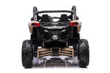 2x24V 4x4 Can-Am Maverick 2 Seater Ride on UTV for Kids – steering wheel and controls | Freddo Toys Canada