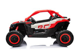 2x24V 4x4 Can-Am Maverick 2 Seater Ride on UTV for Kids – interior detail | Freddo Toys Canada