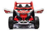 2x24V 4x4 Can-Am Maverick 2 Seater Ride on UTV for Kids – rear three-quarter view | Freddo Toys Canada