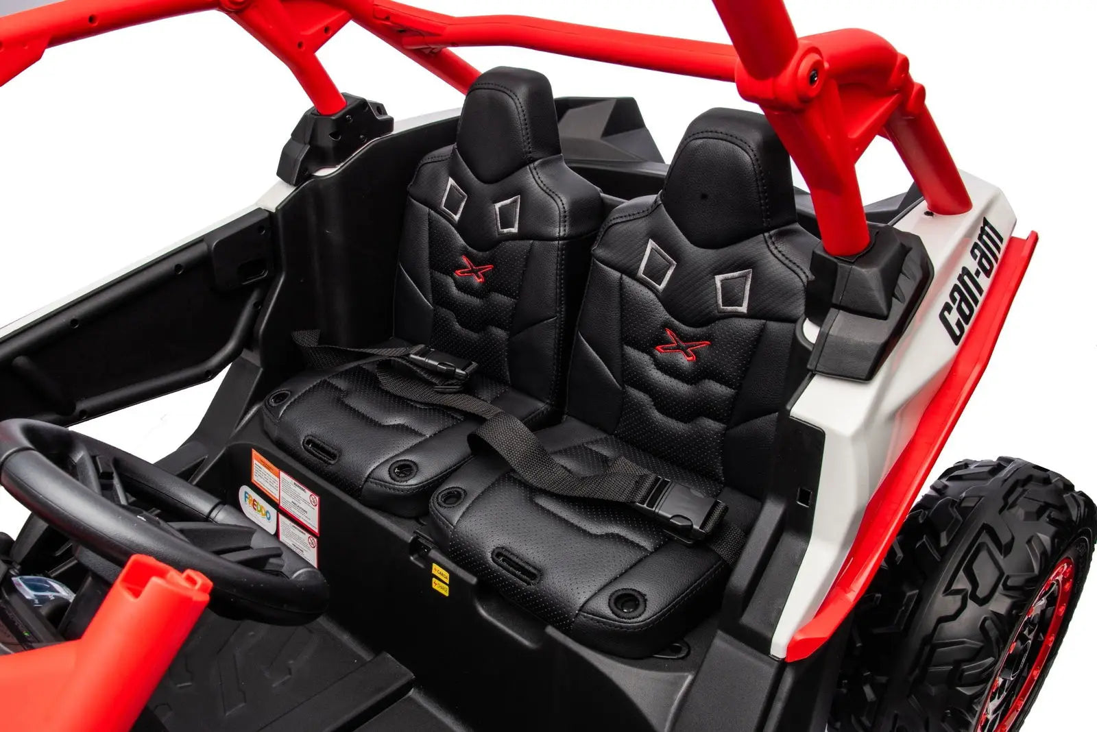 2x24V 4x4 Can-Am Maverick 2 Seater Ride on UTV for Kids | Freddo Toys Canada