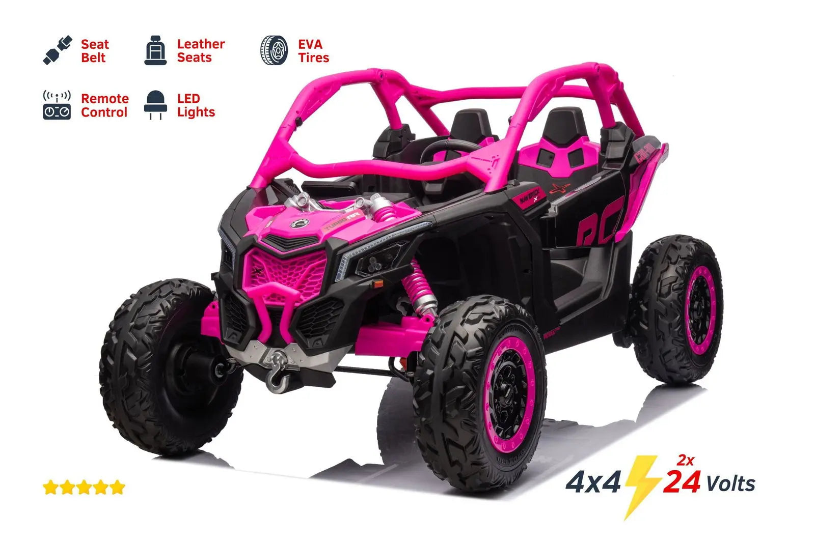 2x24V 4x4 Can Am Maverick 2 Seater Ride on UTV for Kids  DTI Direct Canada