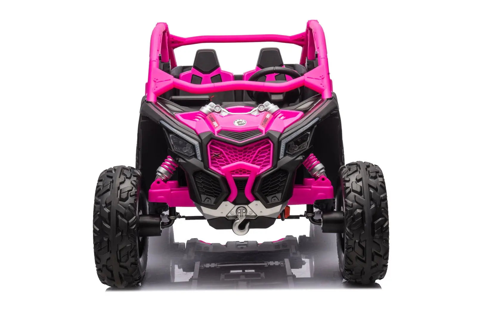 2x24V 4x4 Can-Am Maverick 2 Seater Ride on UTV for Kids – front three-quarter view (2) | Freddo Toys Canada
