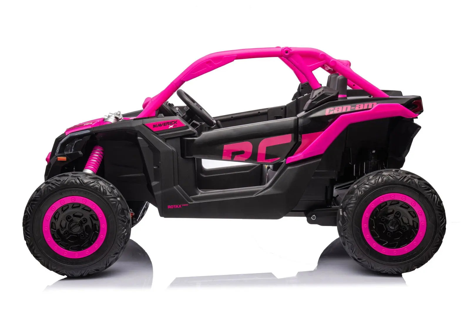 2x24V 4x4 Can-Am Maverick 2 Seater Ride on UTV for Kids – dashboard and seat (2) | Freddo Toys Canada