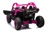 2x24V 4x4 Can-Am Maverick 2 Seater Ride on UTV for Kids – steering wheel and controls (2) | Freddo Toys Canada