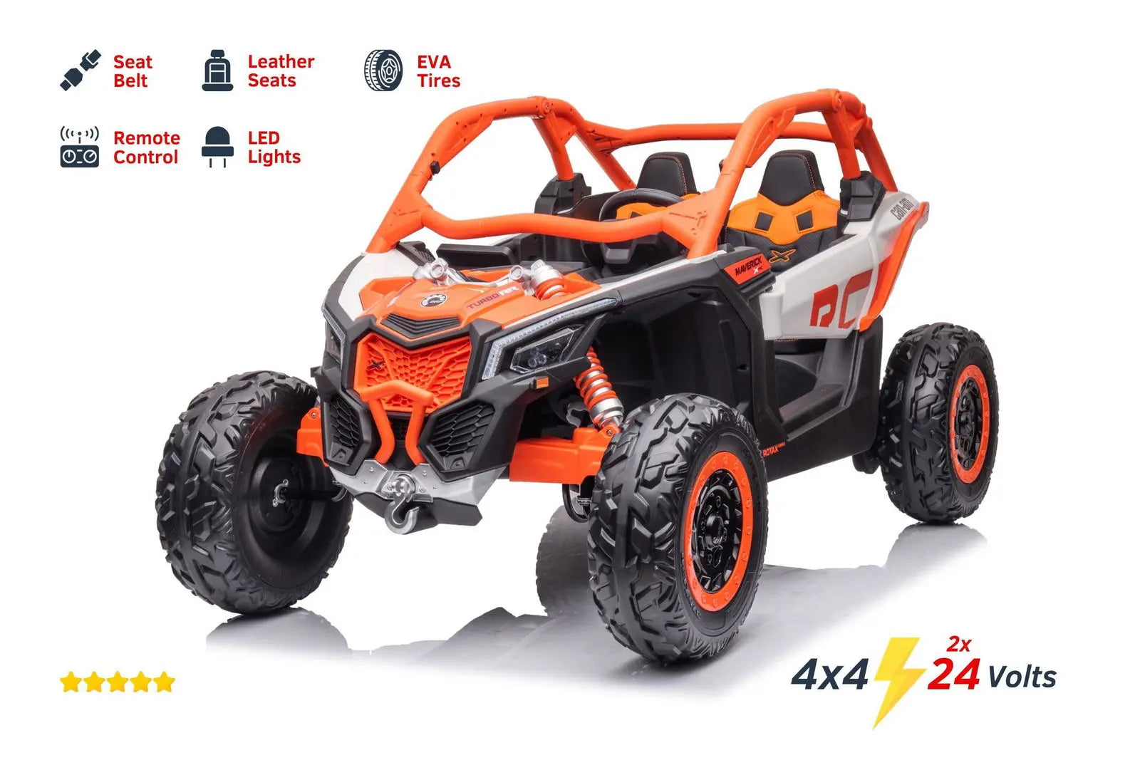 2x24V 4x4 Can Am Maverick 2 Seater Ride on UTV for Kids  DTI Direct Canada