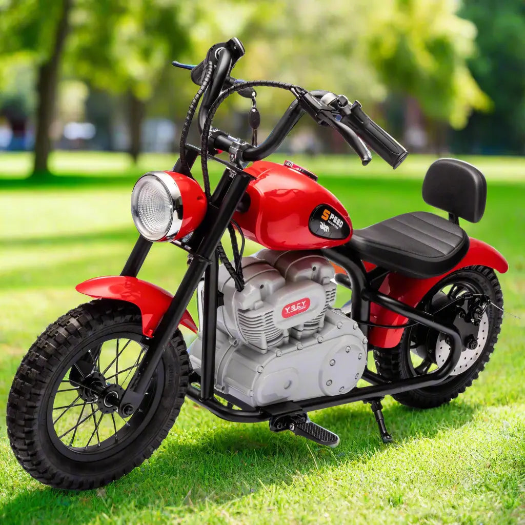 36V Freddo E-Chopper, Leather Seat, Rubber Air Wheels, Brushless Motor  Freddo Toys