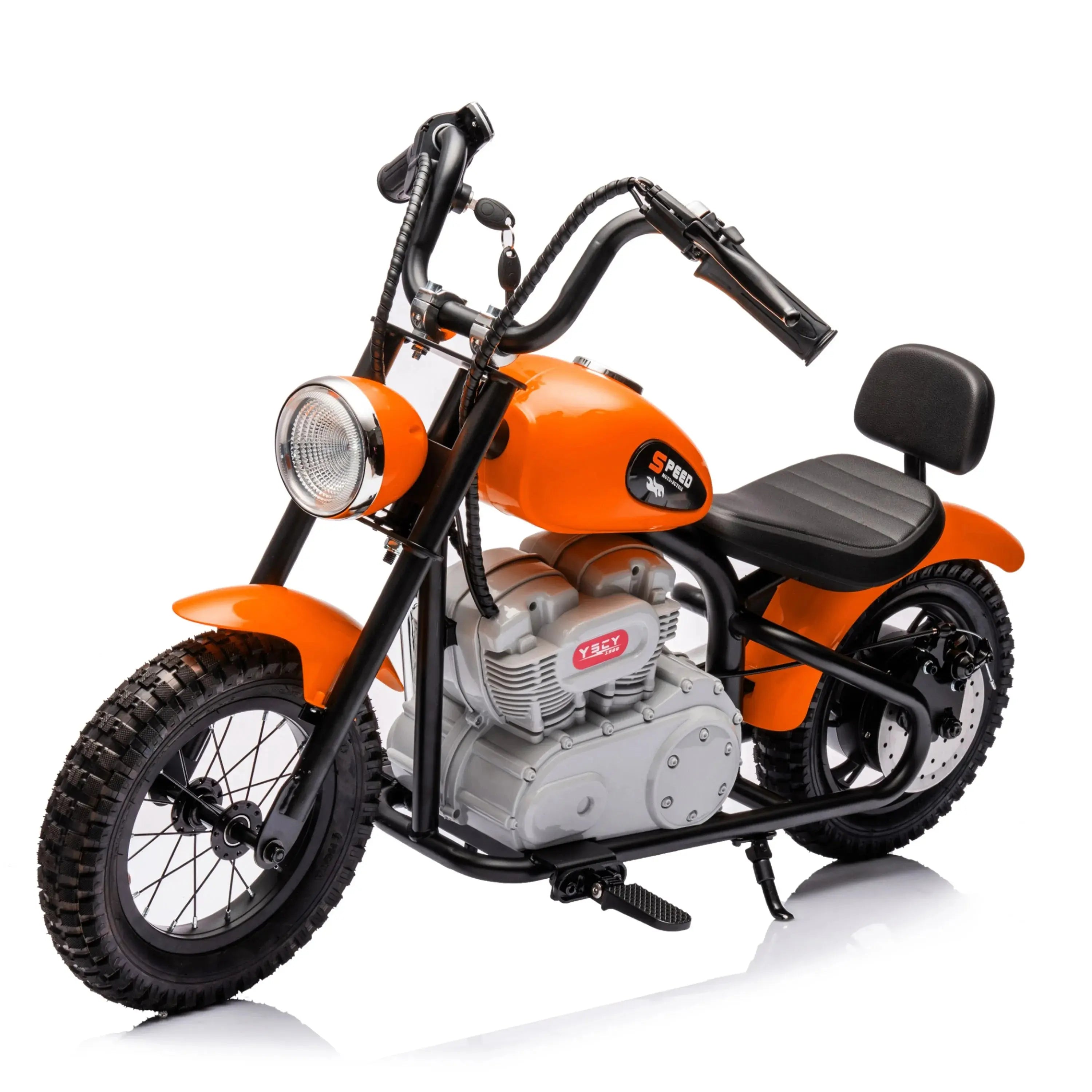 36V Freddo E-Chopper, Leather Seat, Rubber Air Wheels, Brushless Motor  Freddo Toys