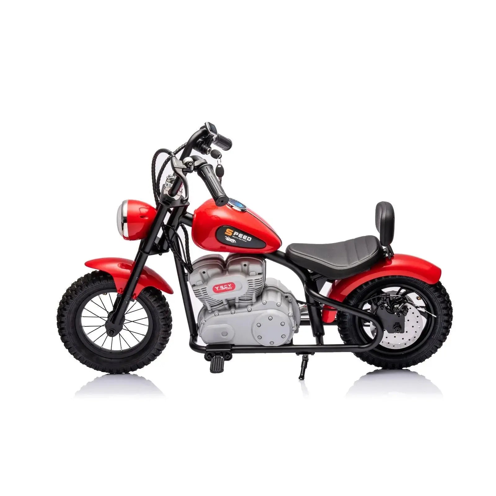 36V Freddo E-Chopper, Leather Seat, Rubber Air Wheels, Brushless Motor  Freddo Toys