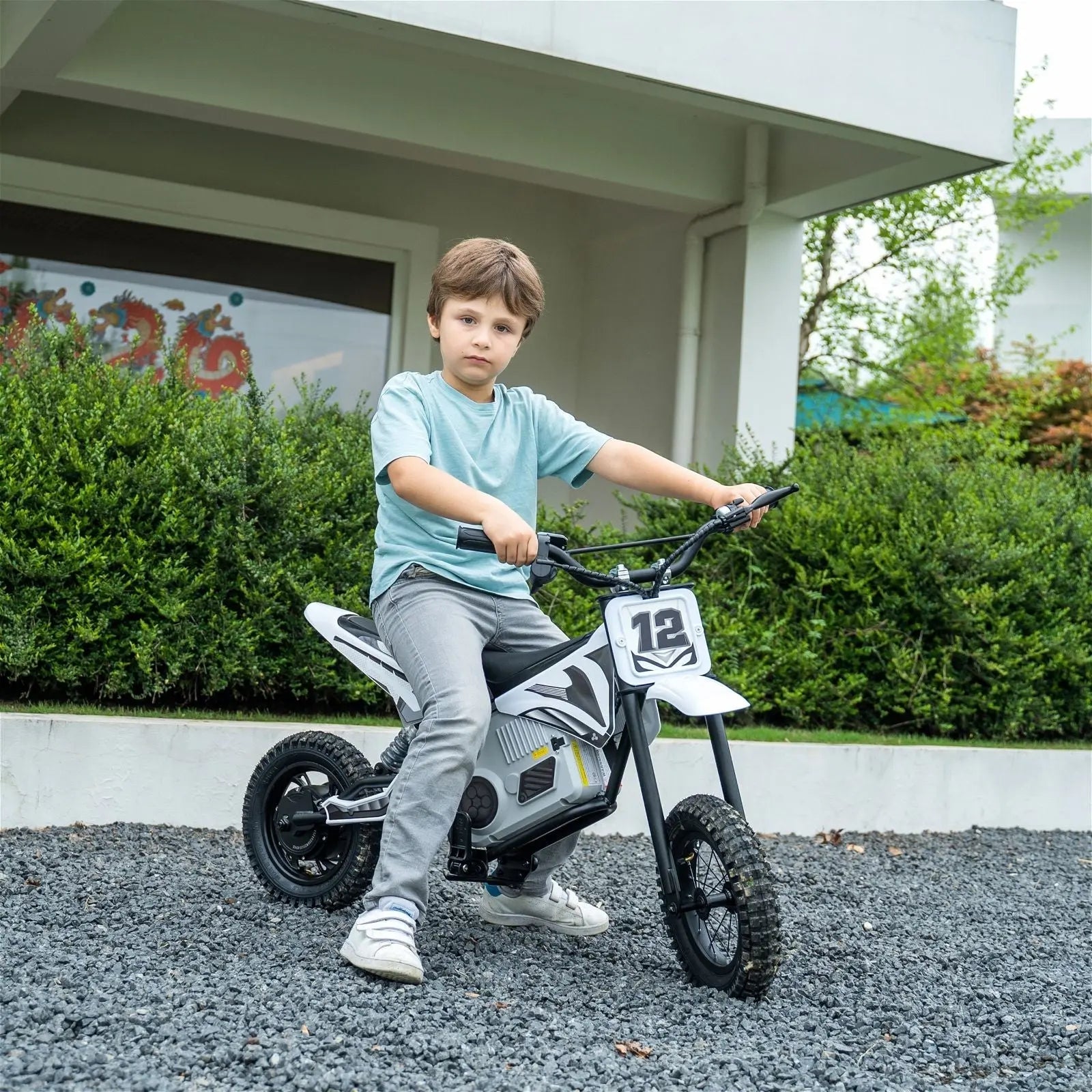 36V Freddo Electric Dirt Bike for Teens – headlight detail | Freddo Toys Canada