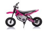36V Freddo Electric Dirt Bike for Teens – handlebars and controls (2) | Freddo Toys Canada