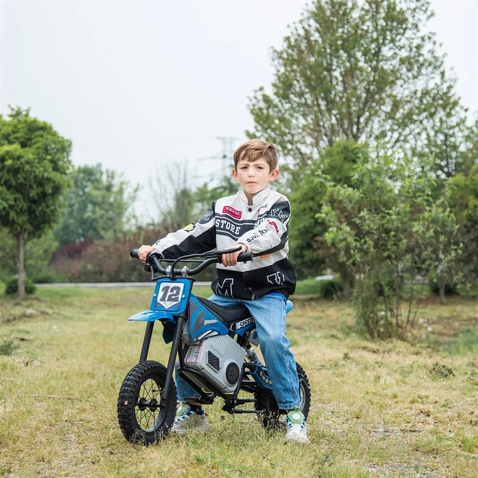 36V Freddo Electric Dirt Bike for Teens Blue