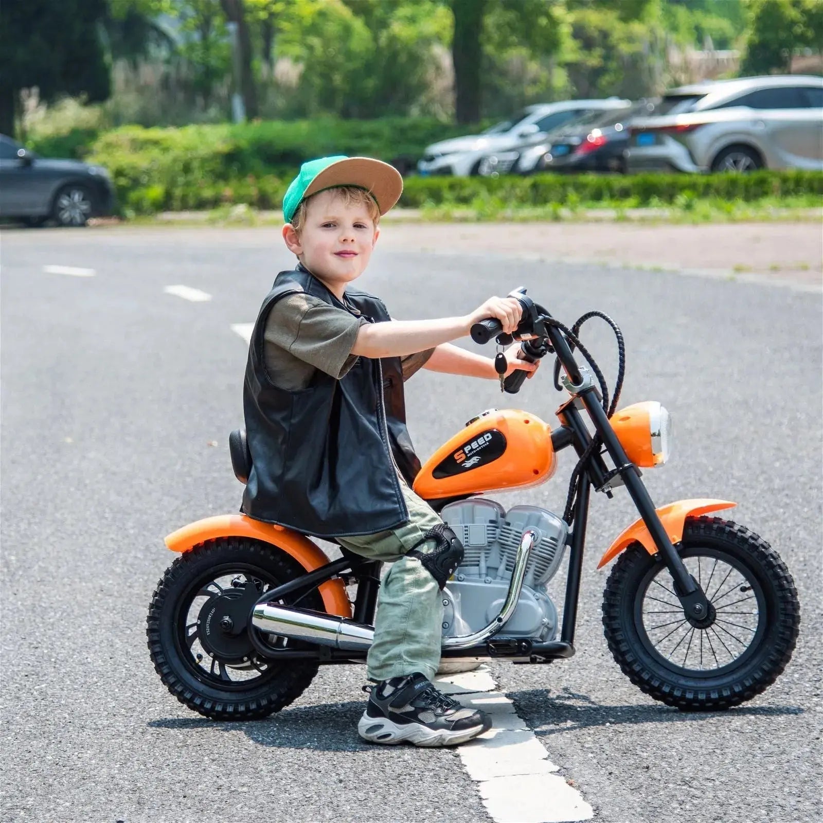 36V Freddo E-Chopper, Leather Seat, Rubber Air Wheels, Brushless Motor  Freddo Toys