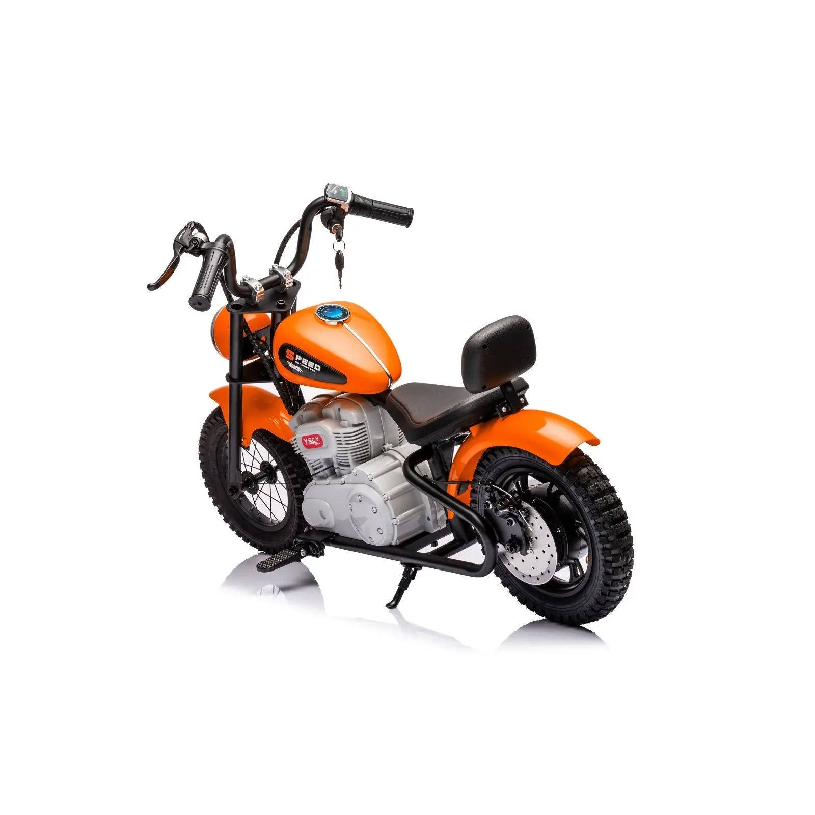 36V Freddo e-Chopper for Teens – handlebars and controls (2) | Freddo Toys Canada