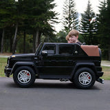 24V Mercedes Maybach G650 Brushless Motor Ride-on – steering wheel and controls | Freddo Toys Canada