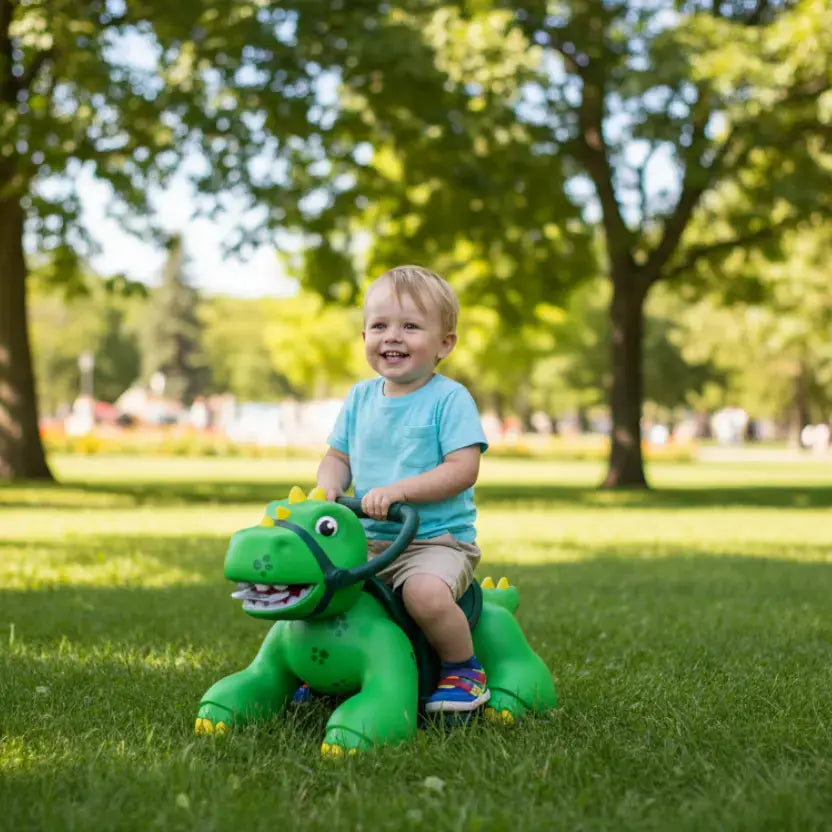 6V Freddo Ride-On Dinosaur with Interactive Smoke & Sound Effect | Freddo Toys Canada