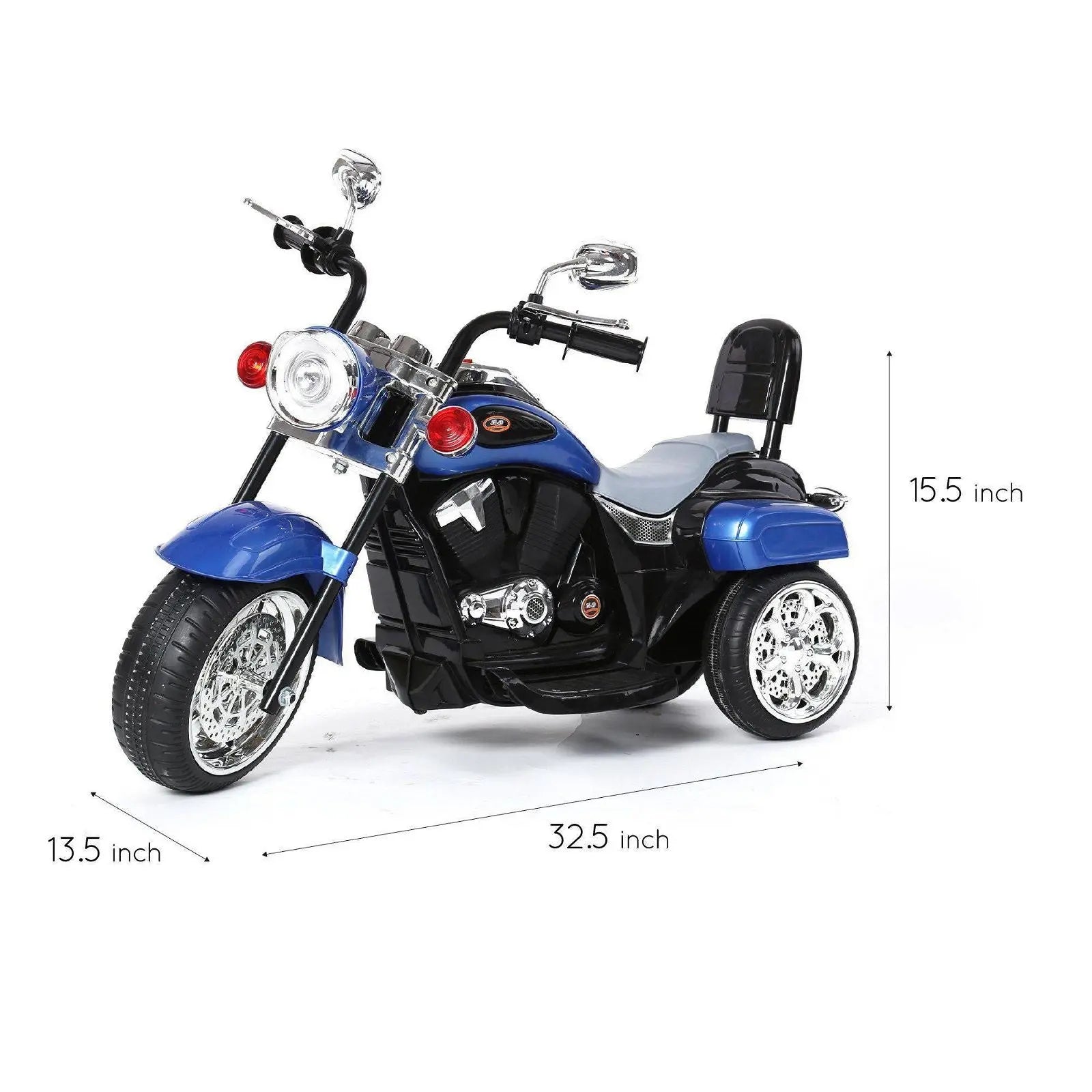 6V Freddo Toys Chopper Style Ride on Trike – wheels and tires detail | Freddo Toys Canada