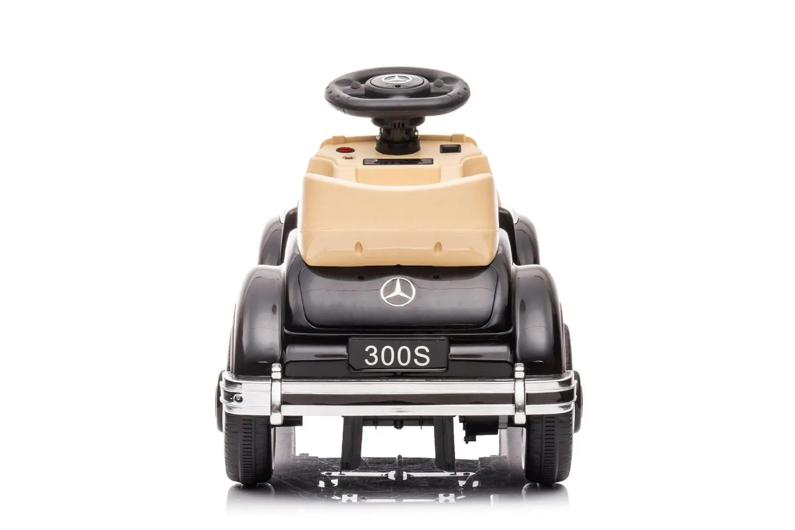 6V Mercedes Benz 300S 1 Seater Mini Ride-On Car for Kids – side view | Freddo Toys Canada