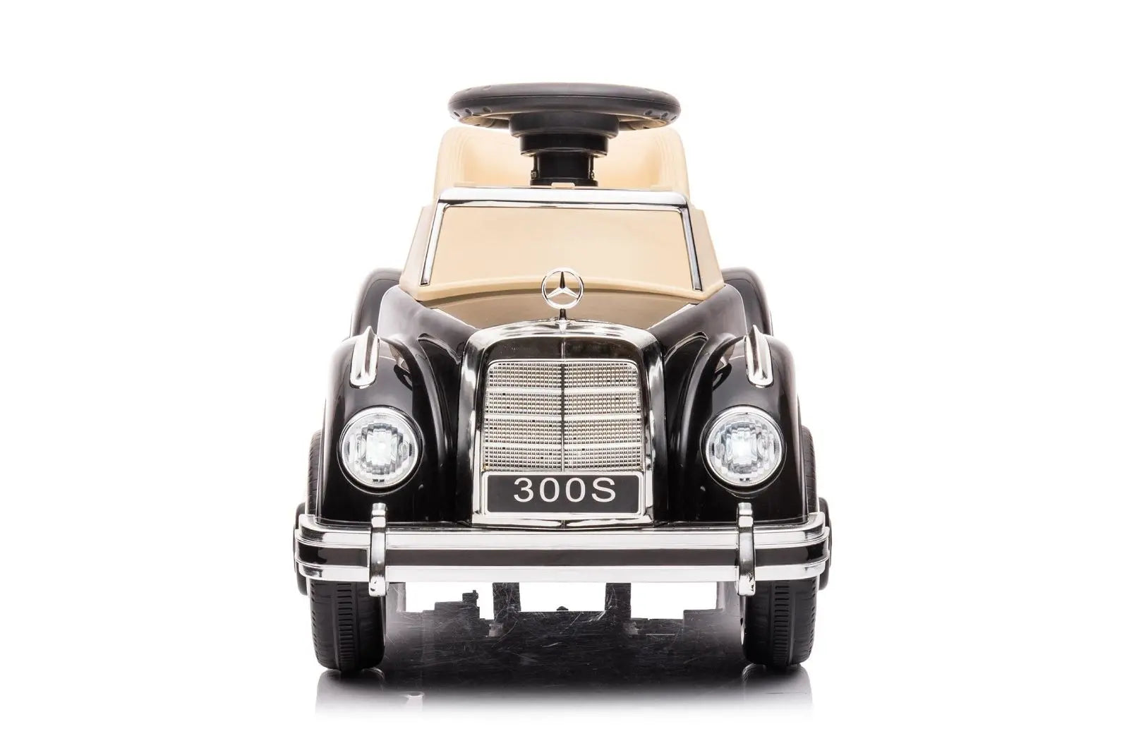 6V Mercedes Benz 300S 1 Seater Mini Ride-On Car for Kids – rear view | Freddo Toys Canada
