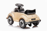 Child riding the 6V Mercedes Benz 300S 1 Seater Mini Ride-On Car for Kids | Freddo Toys Canada