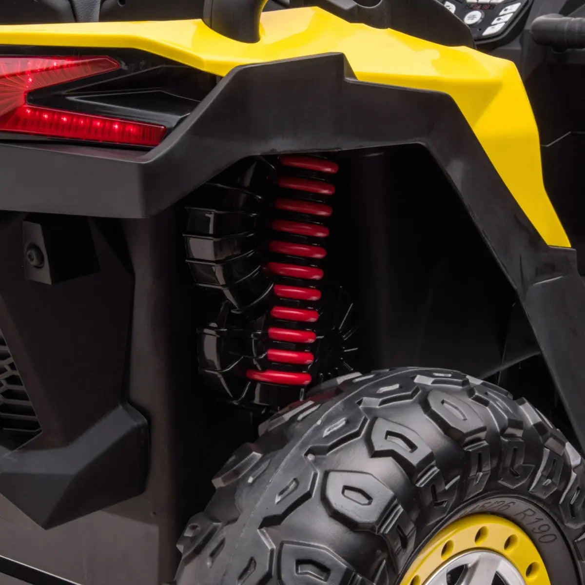 24V Freddo Storm UTV 2 Seater – LED headlights detail (2) | Freddo Toys Canada