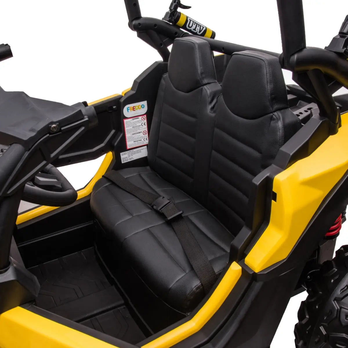 Child riding the 24V Freddo Storm UTV 2 Seater (2) | Freddo Toys Canada
