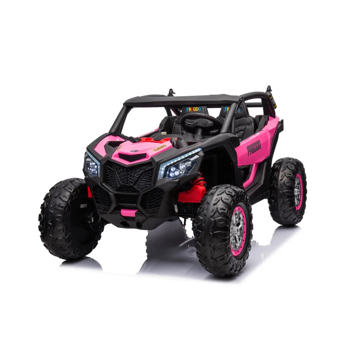 Child riding the 24V Freddo Storm UTV 2 Seater | Freddo Toys Canada