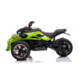 24V Freddo Spider 2 Seater Ride-On 3 Wheel Motorcycle – front view (3) | Freddo Toys Canada