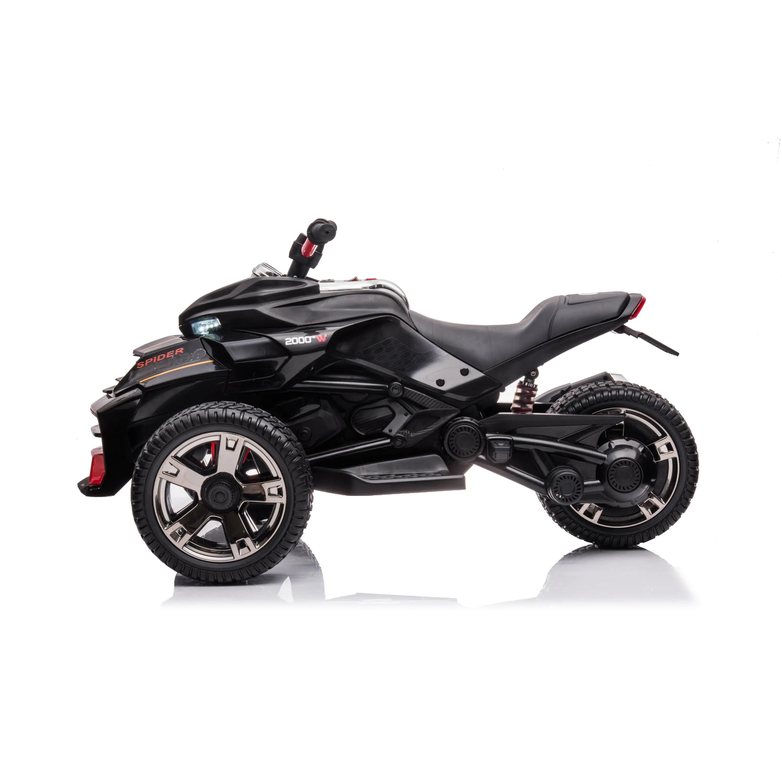 24V Freddo Spider 2 Seater Ride-On 3 Wheel Motorcycle – rear view (2) | Freddo Toys Canada