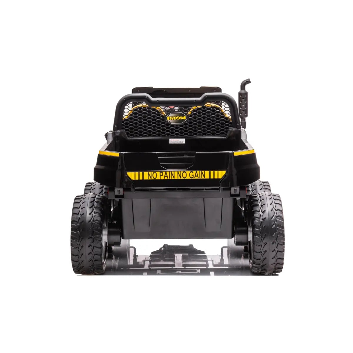 24V 6 Wheeler Freddo Tractor Trailer 2 Seater Ride-on with Dump Cart and Parental Remote – full view | Freddo Toys Canada