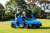 24V Lamborghini Aventador 2 Seater Ride On Car for Kids: Advanced Brushless Motor & Differential for High-Octane Fun | Freddo Toys Canada