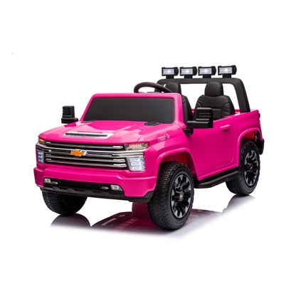 24V 4x4 Chevrolet Silverado 2 Seater Ride on Truck for Kids