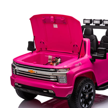 24V 4x4 Chevrolet Silverado 2 Seater Ride on Truck for Kids