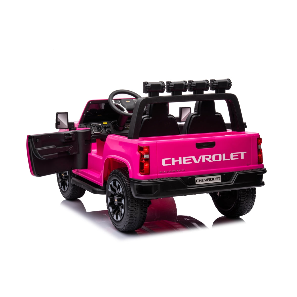 24V 4x4 Chevrolet Silverado 2 Seater Ride on Truck for Kids