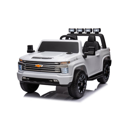 24V 4x4 Chevrolet Silverado 2 Seater Ride on Truck for Kids