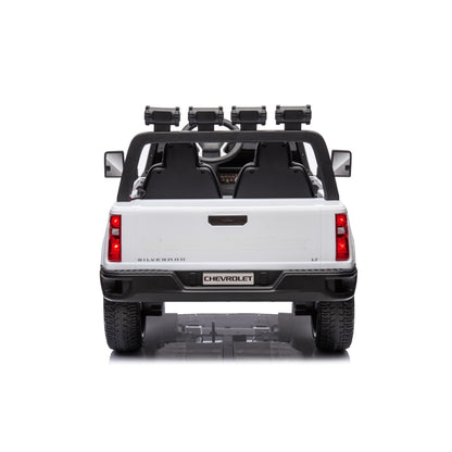 24V 4x4 Chevrolet Silverado 2 Seater Ride on Truck for Kids