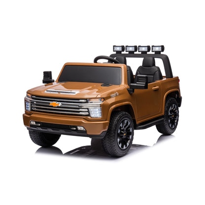 24V 4x4 Chevrolet Silverado 2 Seater Ride on Truck for Kids