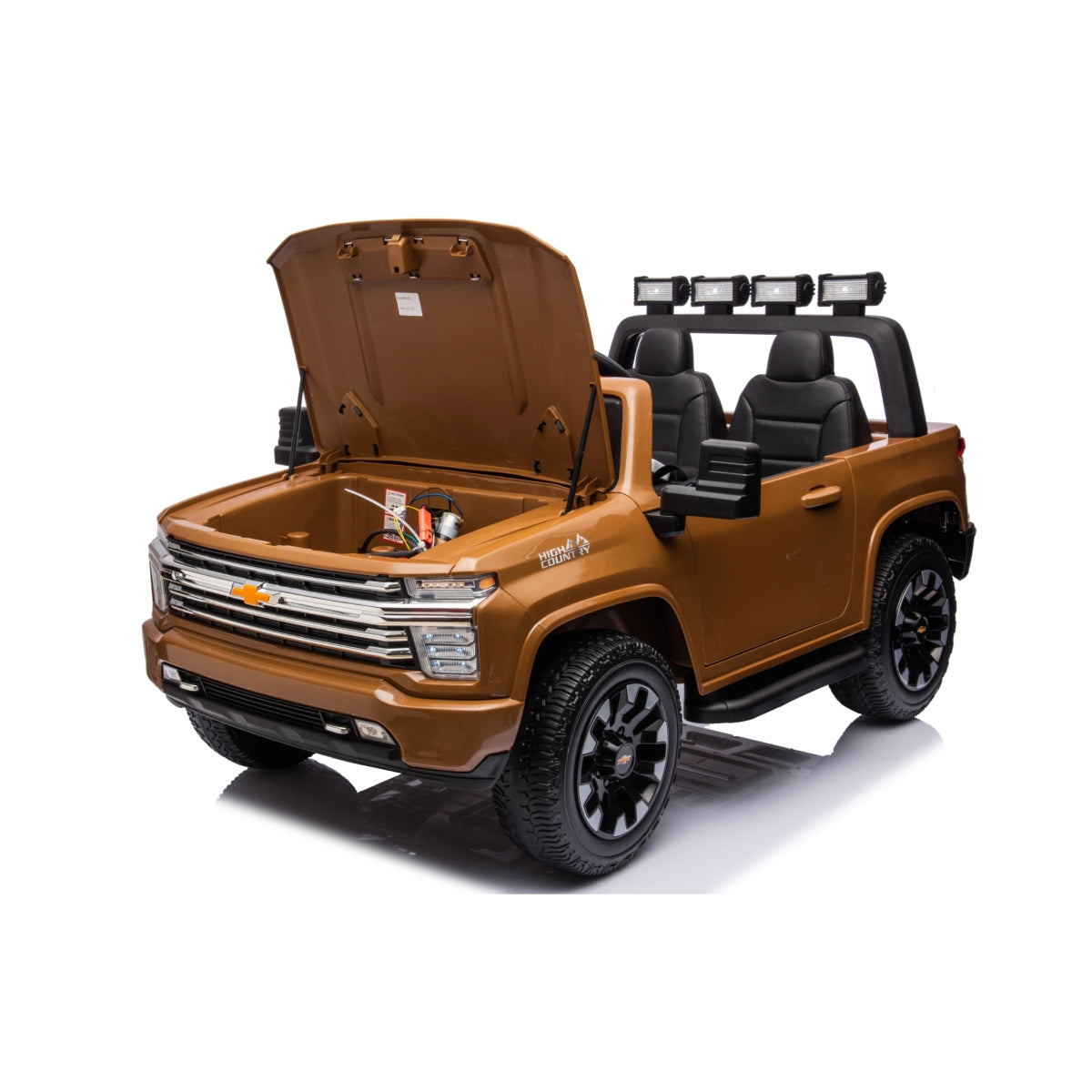 24V 4x4 Chevrolet Silverado 2 Seater Ride on Truck for Kids