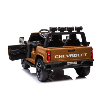 24V 4x4 Chevrolet Silverado 2 Seater Ride on Truck for Kids