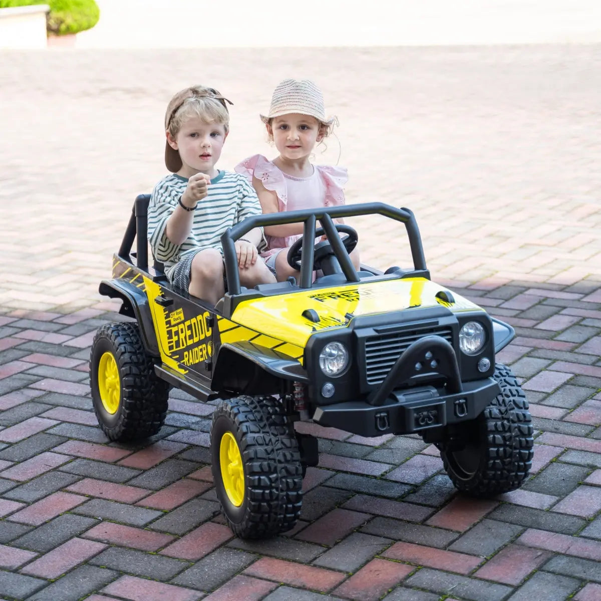 24V Jeep Freddo Raider 2 Seater Ride On  Freddo Toys
