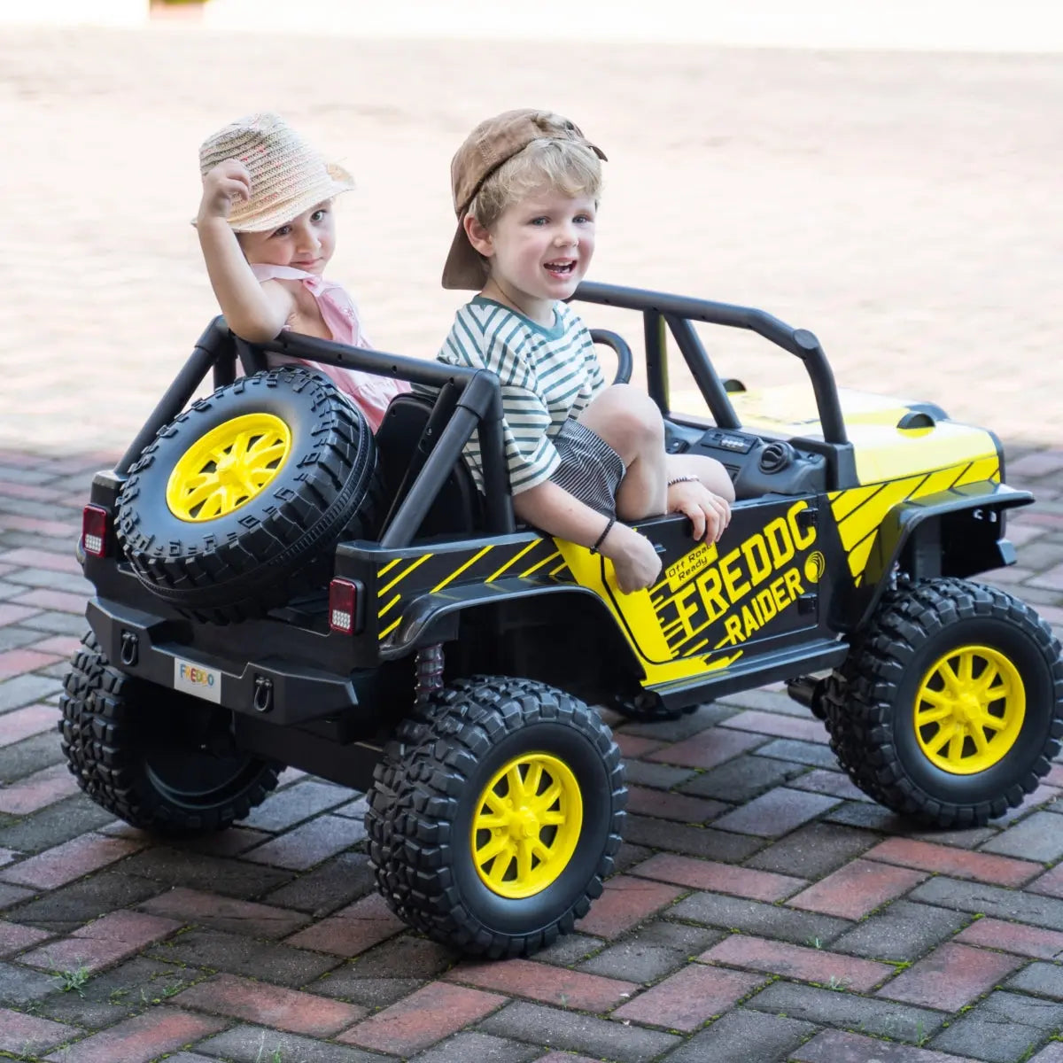 24V Jeep Freddo Raider 2 Seater Ride On  Freddo Toys